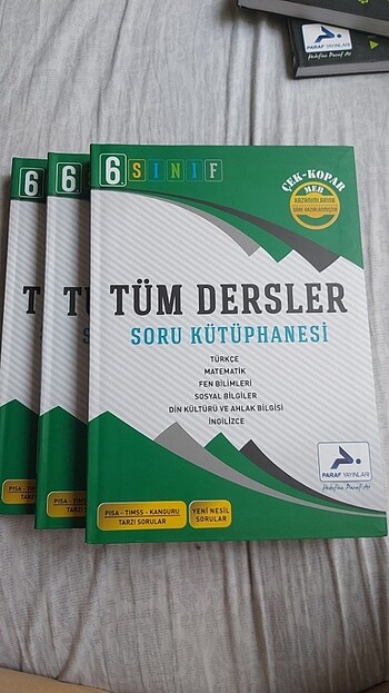 PARAF YAYINLARI 6. SINIF TÜM DERSLER SORU BANKASI 