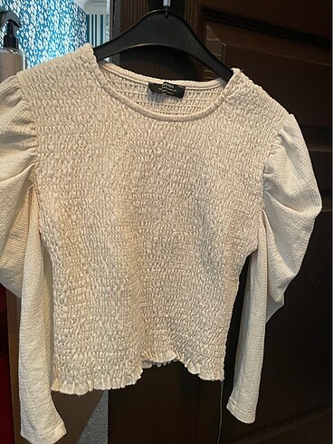 bershka balon kollu bluz