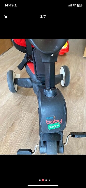 Beden İtmeli çift yönlü bebek bisikleti