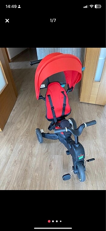 Diğer İtmeli çift yönlü bebek bisikleti
