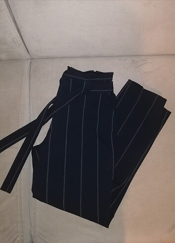 Kemerli kumaş pantolon