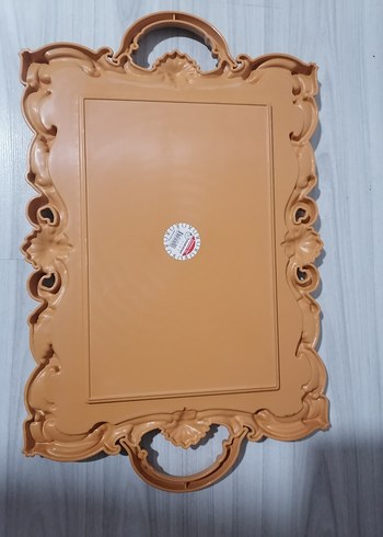 Parlak Altın Renkli Dekoratif Tepsi - Görsel 3