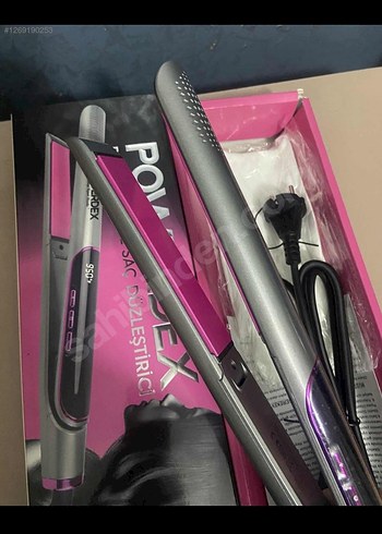 Powderx Profesyonel Saç Düzleştirici Pembe - Görsel 2