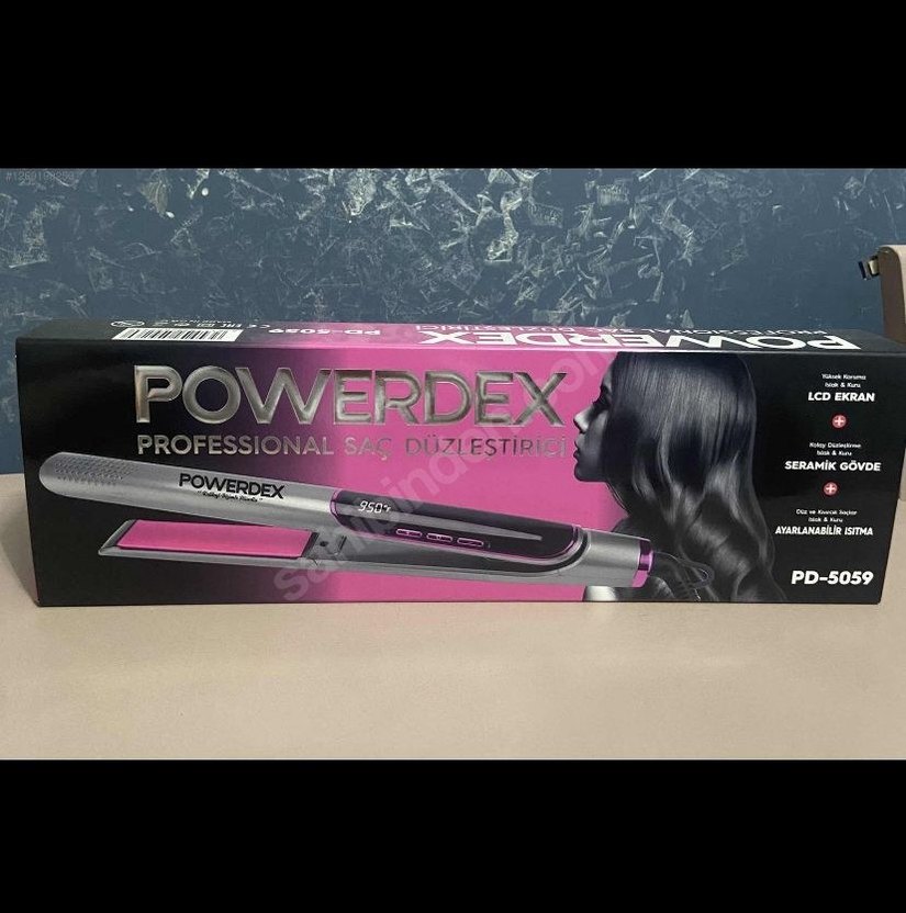 Powderx Profesyonel Saç Düzleştirici Pembe - Görsel 4