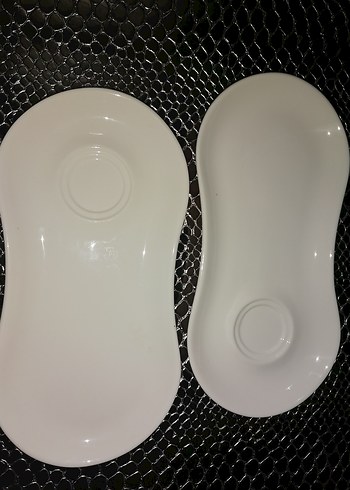 Beyaz ikramlı sunum tabağı - Görsel 3