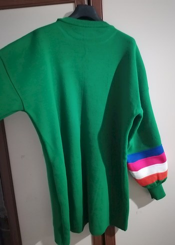 Yeşil Renkli Uzun Kollu Örme Kadın Kazak - Görsel 4