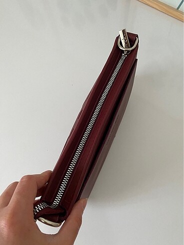  Beden bordo Renk Calvin klein askılı çanta