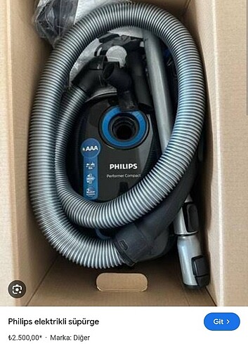 Philips elektrikli süpürge 