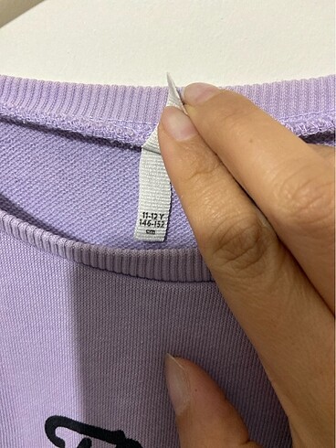 11-12 Yaş Beden Kız çocuk swetshirt