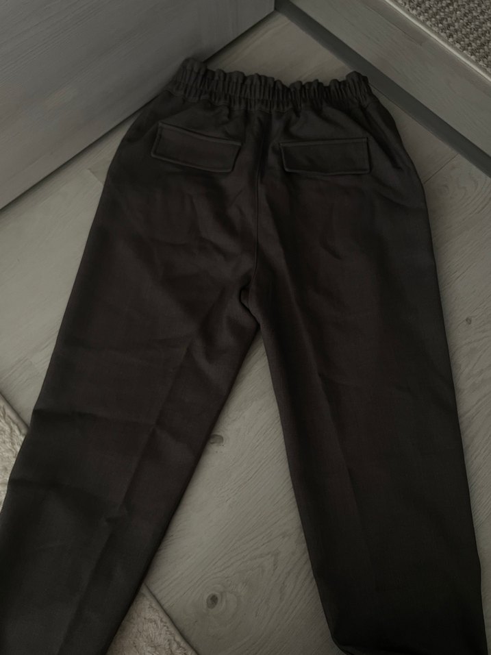 Zara Gri Renk Kumaş Pantolon - Görsel 4