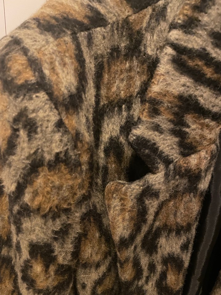 Kahverengi Desenli Kadın Blazer - Görsel 5