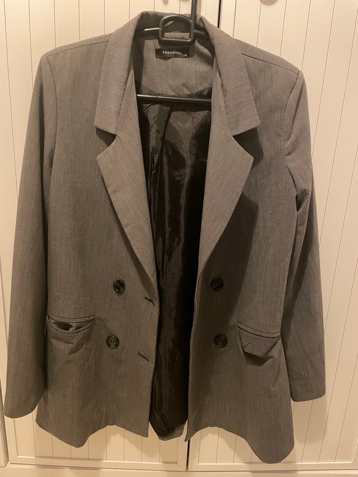 Gri Ceket Trendyol Milla - Görsel 3