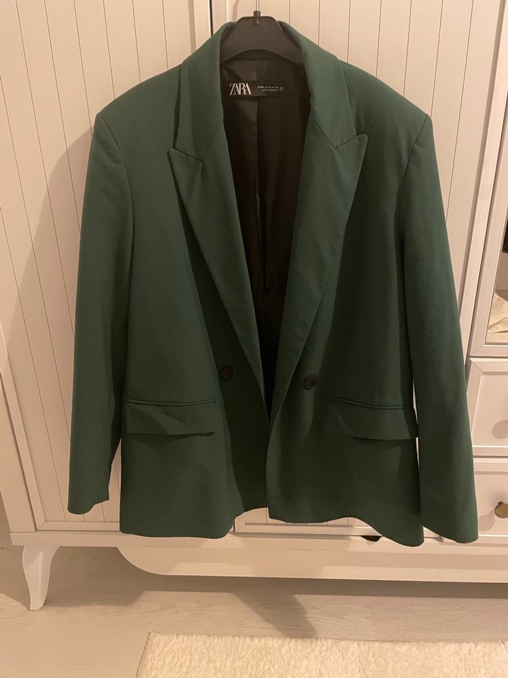 Zara yeşil blazer - Görsel 2