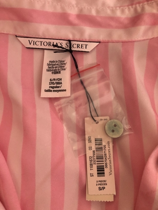 Victoria secret cizgili pijama