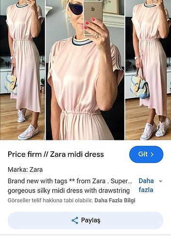 Zara S beden elbise