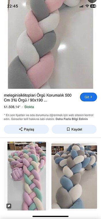 Beden Yatak kenarlığı 386 cm