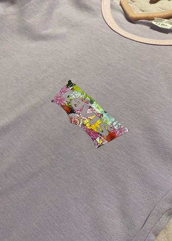 Püsküllü Mor Kız Çocuk Tişörtü - Görsel 5