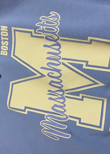 Mavi Baskılı Mini Sweatshirt - Görsel 10