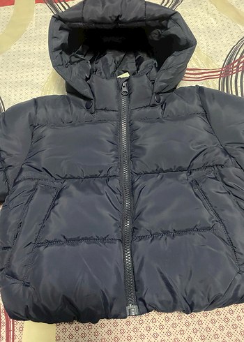 Erkek Çocuk Lacivert Kapüşonlu Fermuarlı Mont - Görsel 17