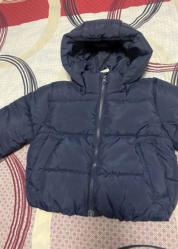 Erkek Çocuk Lacivert Kapüşonlu Fermuarlı Mont - Görsel 16