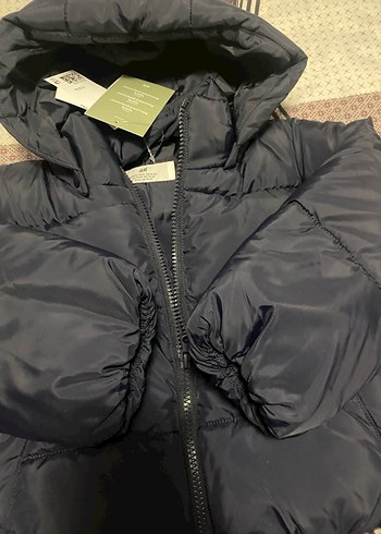 Erkek Çocuk Lacivert Kapüşonlu Fermuarlı Mont - Görsel 7