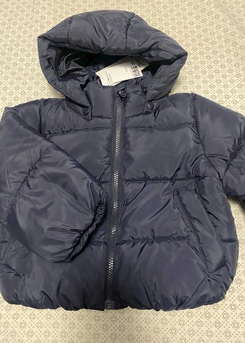 Erkek Çocuk Lacivert Kapüşonlu Fermuarlı Mont - Görsel 15