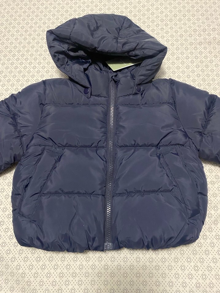 Erkek Çocuk Lacivert Kapüşonlu Fermuarlı Mont - Görsel 5