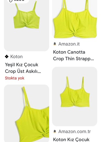 Yeşil Örgü Atlet Crop Top - Görsel 11