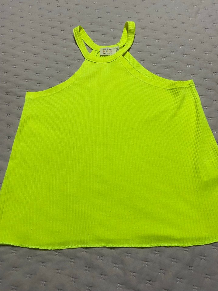 Kız çocuk  Sarı Yüksek Yakalı Atlet - Görsel 2