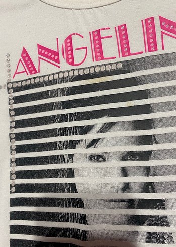 Baskılı Beyaz Kısa Kollu Kız Çocuk Tişört - Görsel 10