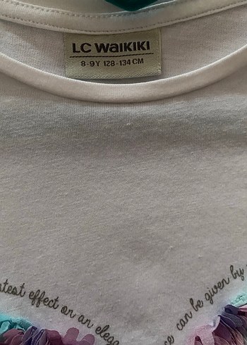 Kız Çocuk Fırfırlı Kelebek Baskılı Tişört - Görsel 11