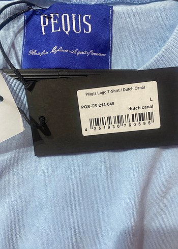 Mavi Oversize Kısa Kollu Erkek Tişört - Görsel 6