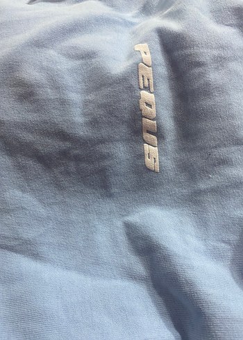 Mavi Oversize Kısa Kollu Erkek Tişört - Görsel 5