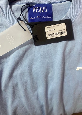 Mavi Oversize Kısa Kollu Erkek Tişört - Görsel 4