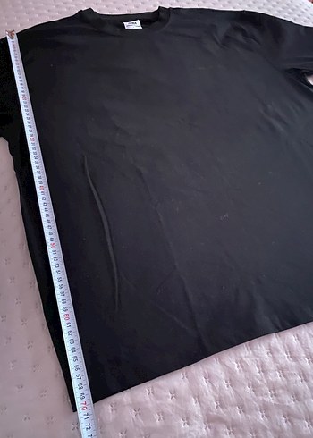 Siyah Baskılı Oversize Rock Punk Tişört - Görsel 11