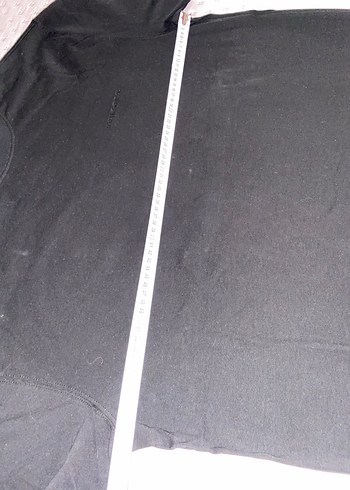 Siyah Baskılı Oversize Rock Punk Tişört - Görsel 13