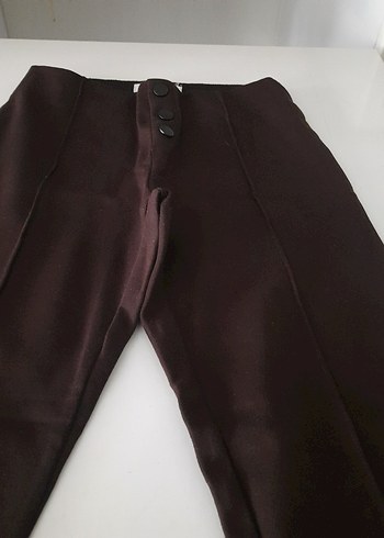 Zara Zara 11-12 yaş yüksek bel tayt -mom tarz