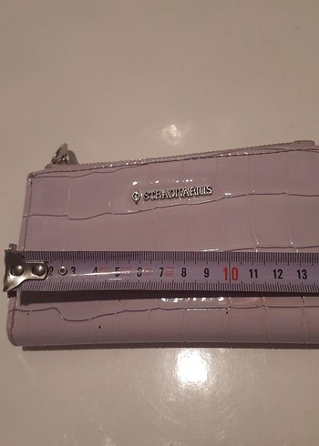 stradivarius lila renk cüzdan - Görsel 6
