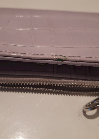 stradivarius lila renk cüzdan - Görsel 5