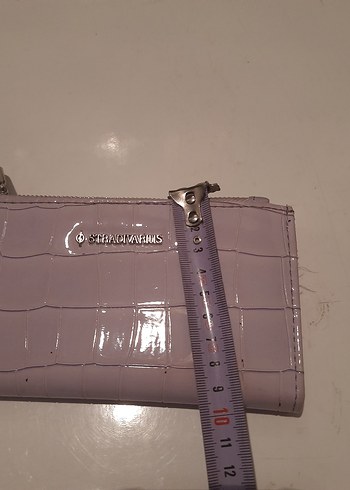 stradivarius lila renk cüzdan - Görsel 7