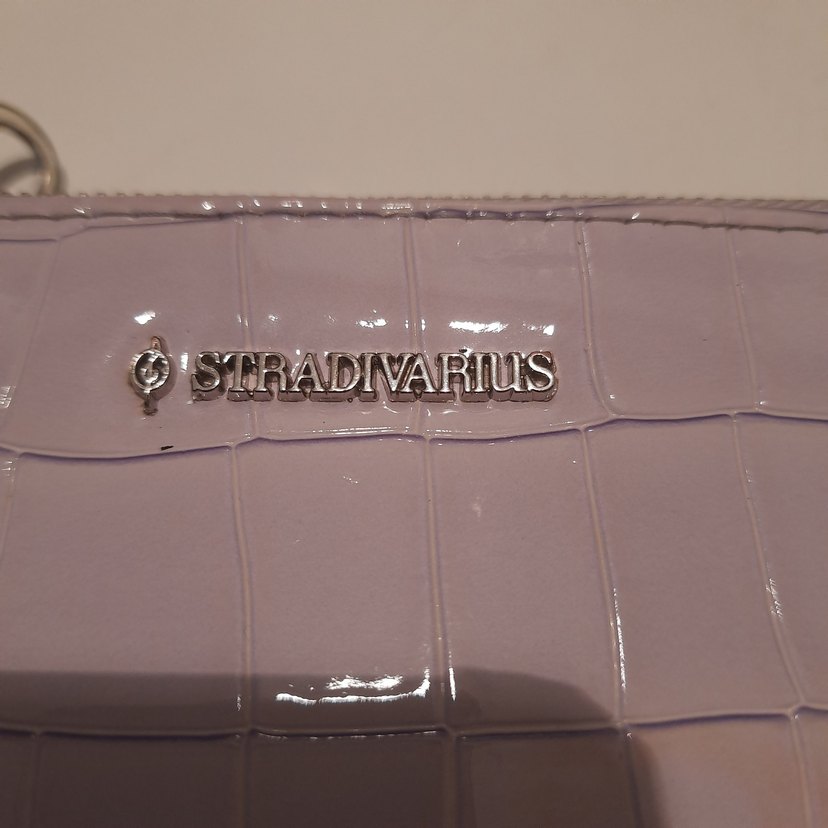 stradivarius lila renk cüzdan - Görsel 2