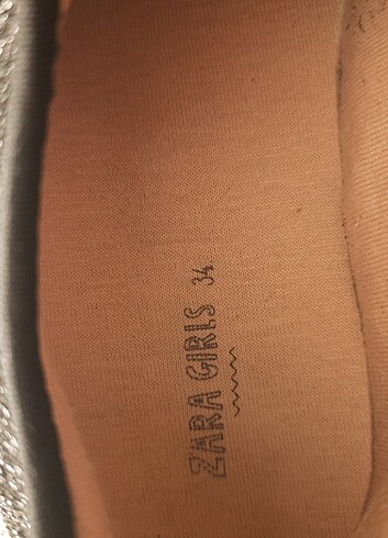 Zara Sneakers 34 no kız çocuk- sıfır ayarında - Görsel 4
