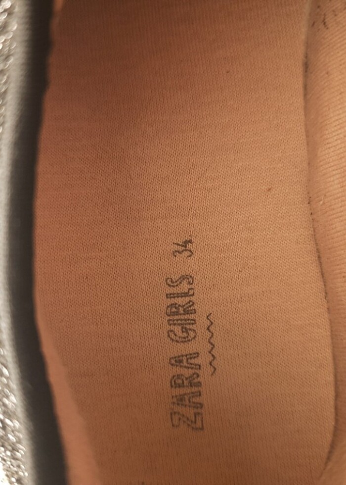 Zara Sneakers 34 no kız çocuk- sıfır ayarında - Görsel 4