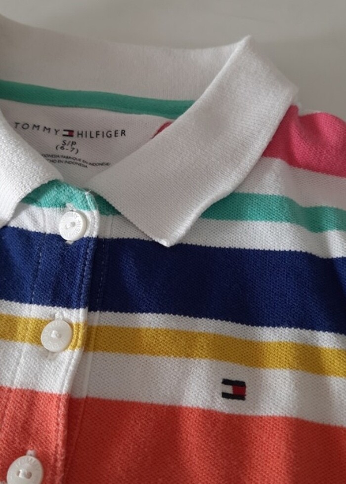 Tommy Hilfiger Polo Yaka 6-7 yaş - Görsel 2