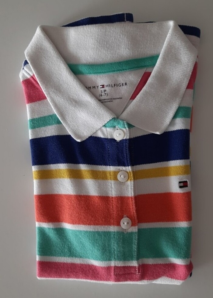 Tommy Hilfiger Polo Yaka 6-7 yaş - Görsel 5