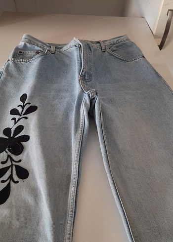 38 beden bayan jeans, yüksel bel. - Görsel 2