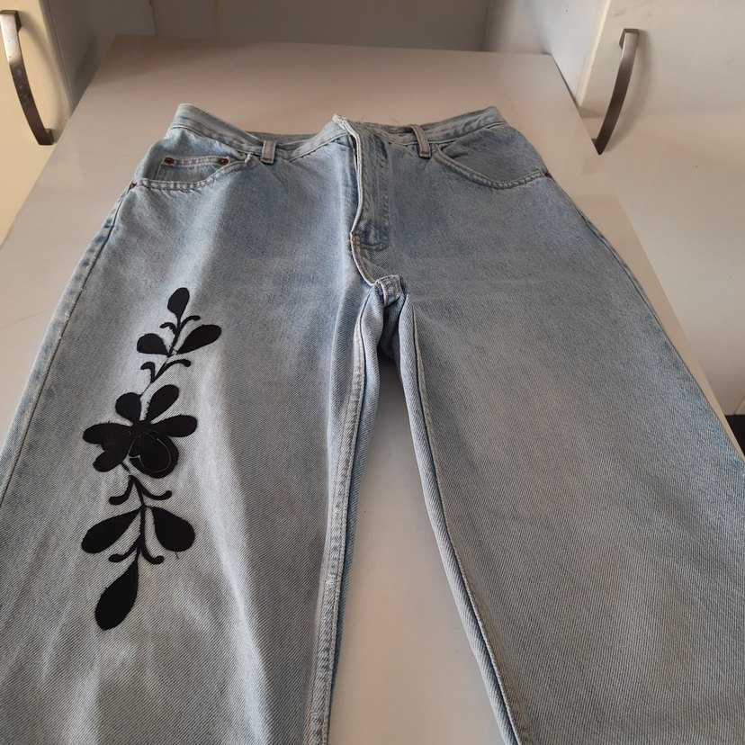 38 beden bayan jeans, yüksel bel. - Görsel 2