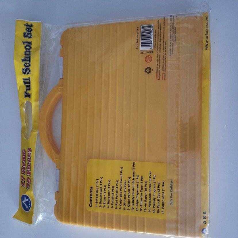 17 Çeşit 70 Parça Sarı Okul Seti - Görsel 2