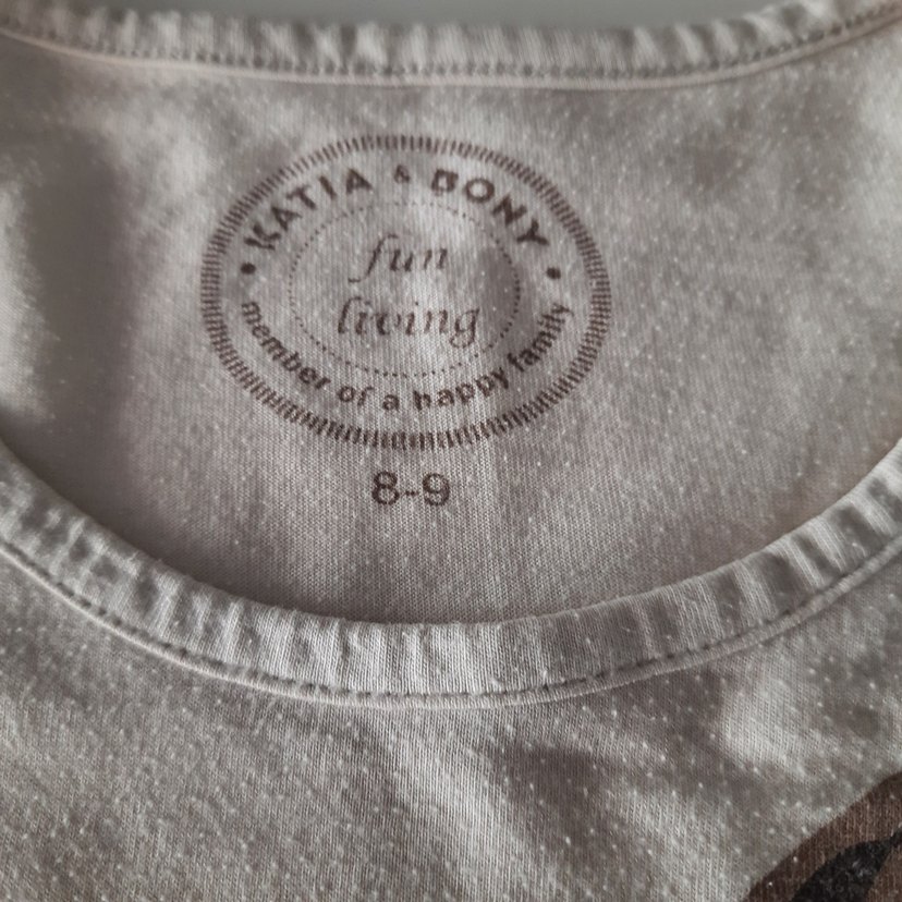 Katia & Bony 8-9 yaş pamuklu tshirt - Görsel 2