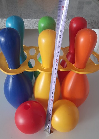 Renkli Plastik Bowling Seti, 3-6 yaş - Görsel 2